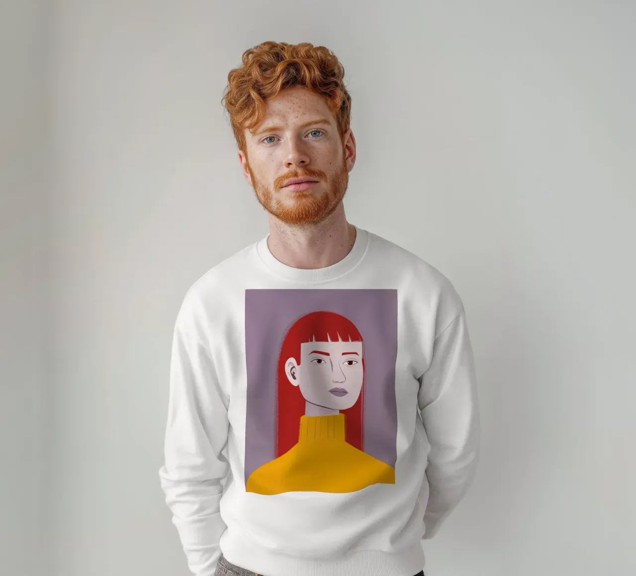 Maglione Zafferano Sguardo felpa da Selene Shade