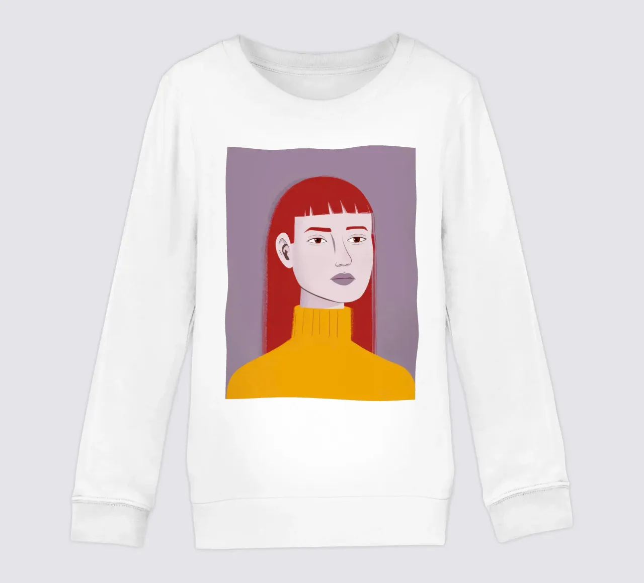 Maglione Zafferano Sguardo felpa bambino da Selene Shade