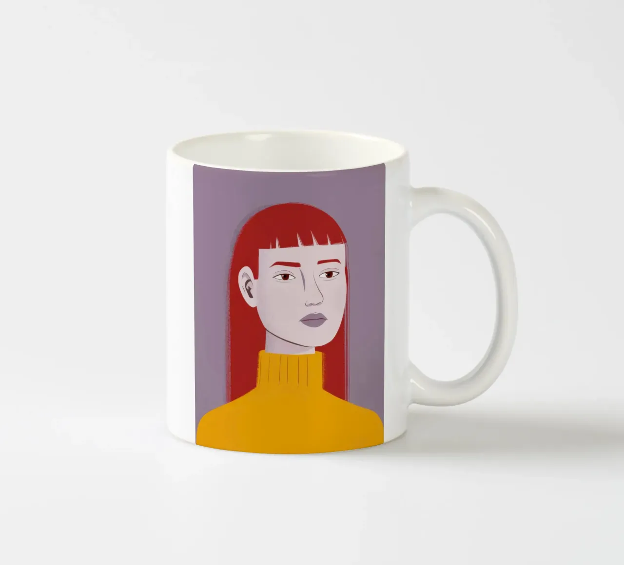 Maglione Zafferano Sguardo tazza in ceramica da Selene Shade