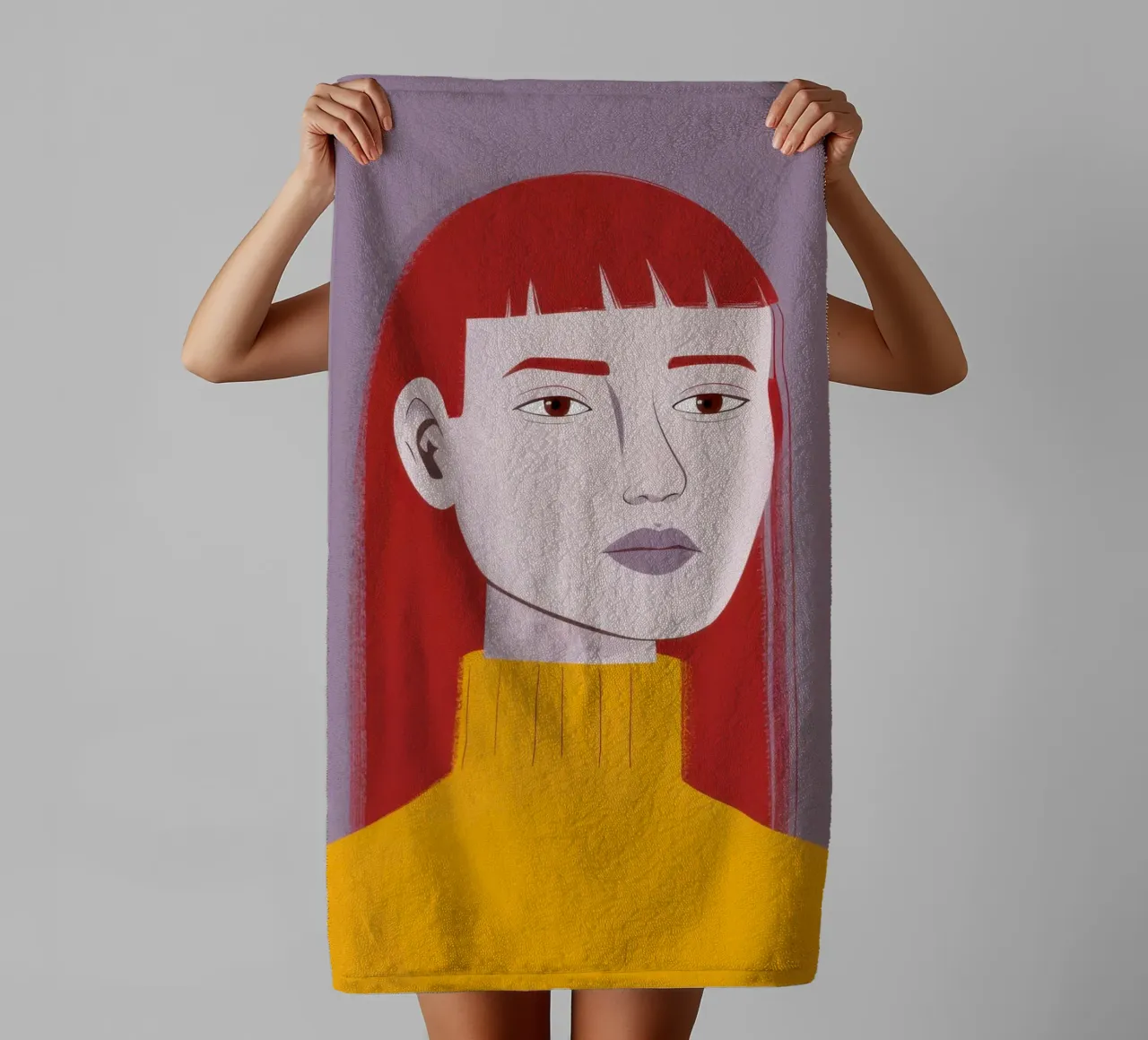 Maglione Zafferano Sguardo asciugamano da bagno da Selene Shade