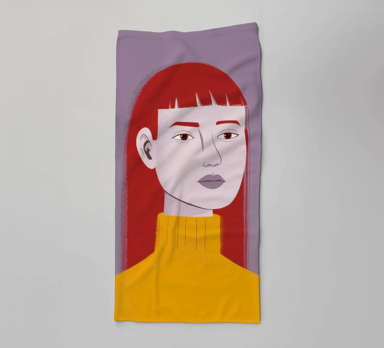 Maglione Zafferano Sguardo asciugamano da bagno da Selene Shade