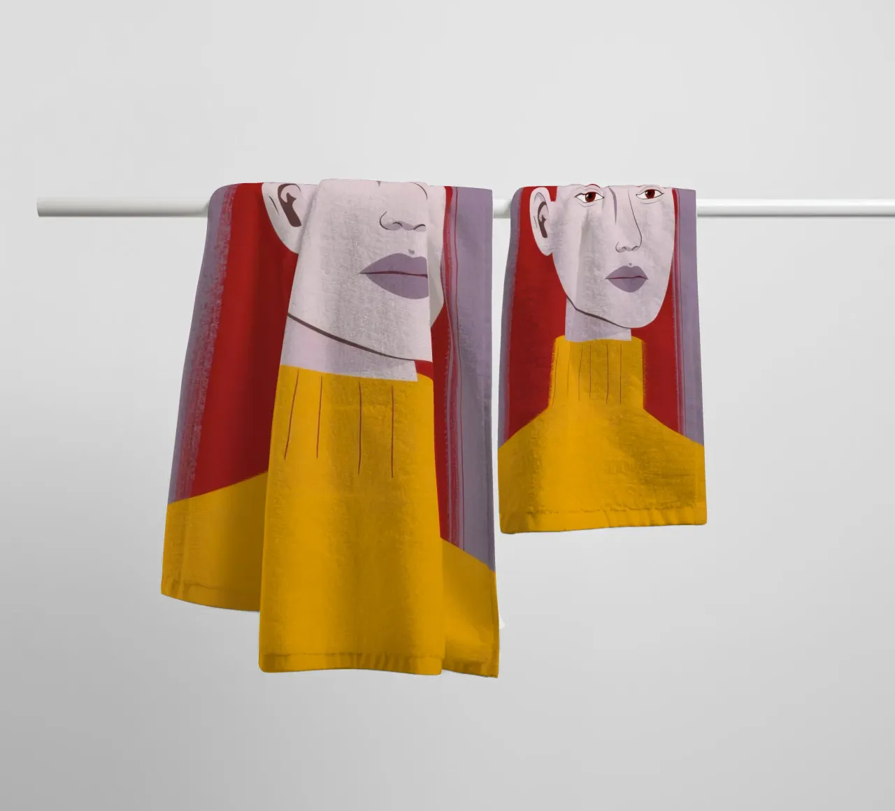Maglione Zafferano Sguardo asciugamano da bagno da Selene Shade