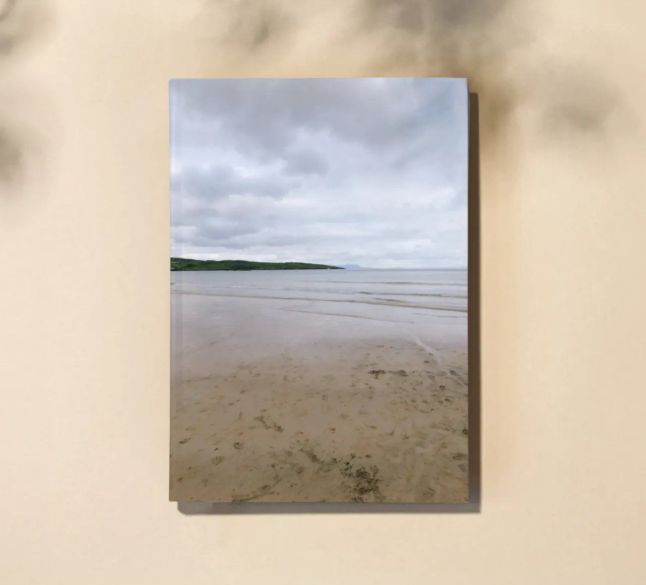 Silence on the tidal beach notebook by The Wild Creative Studio