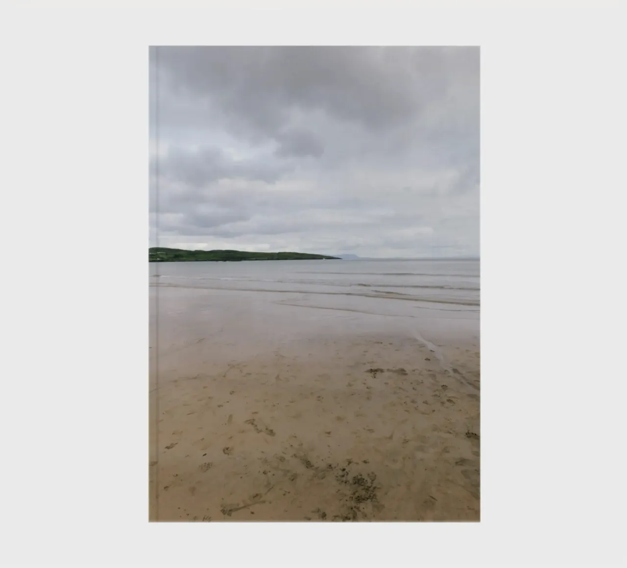 Silence on the tidal beach notebook by The Wild Creative Studio