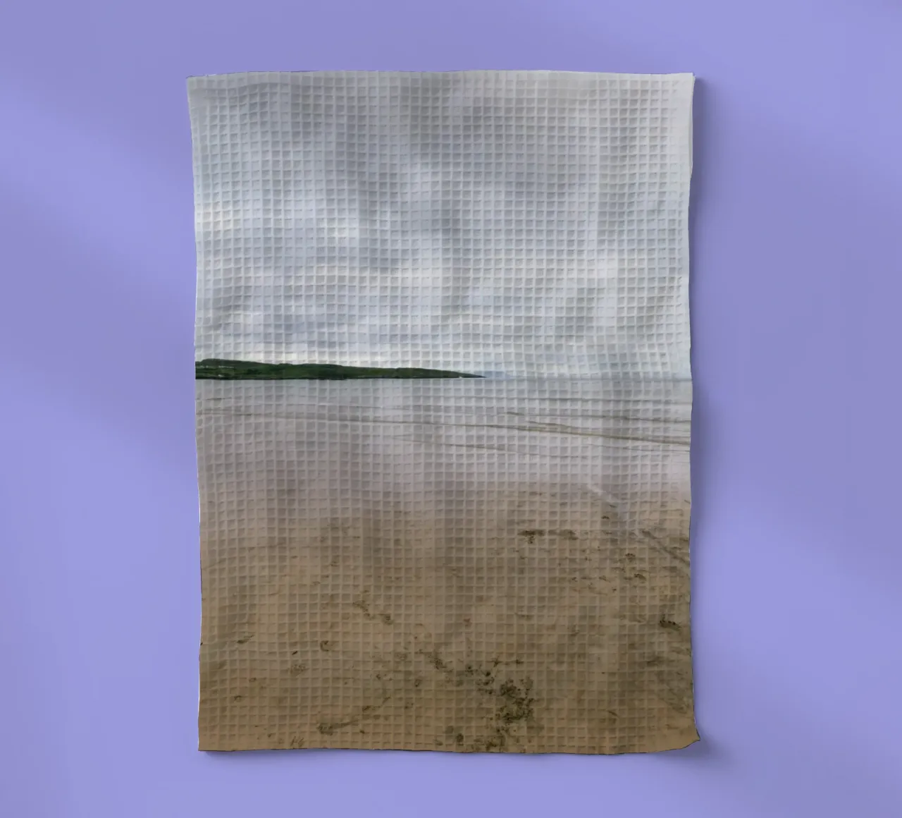 Tranquillità sulla spiaggia di marea - tranquillo paesaggio costiero canovaccio da cucina da Wild Horizon Studio