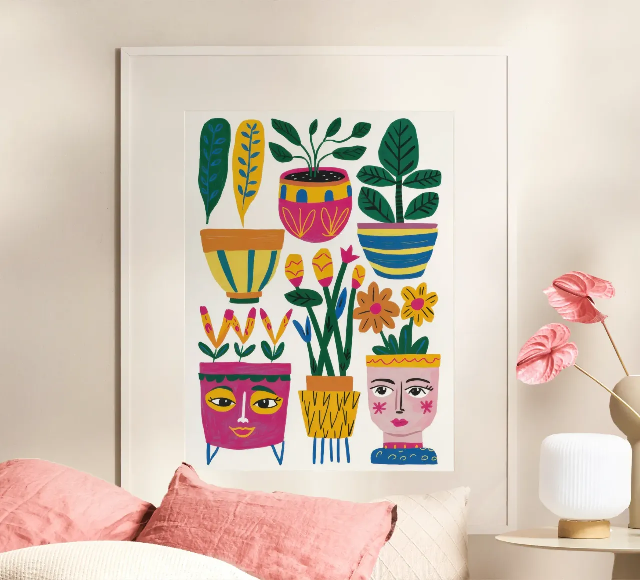 Quirky Pot Kollektion Poster von Luna Aura