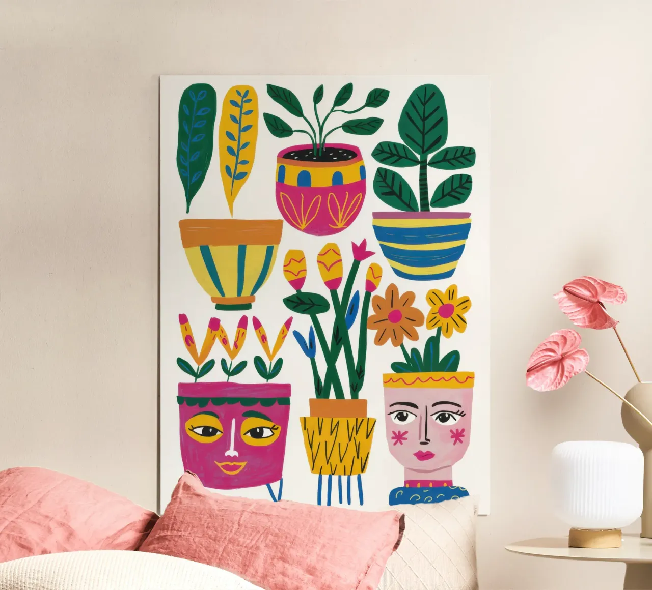 Quirky Pot Kollektion Poster von Luna Aura