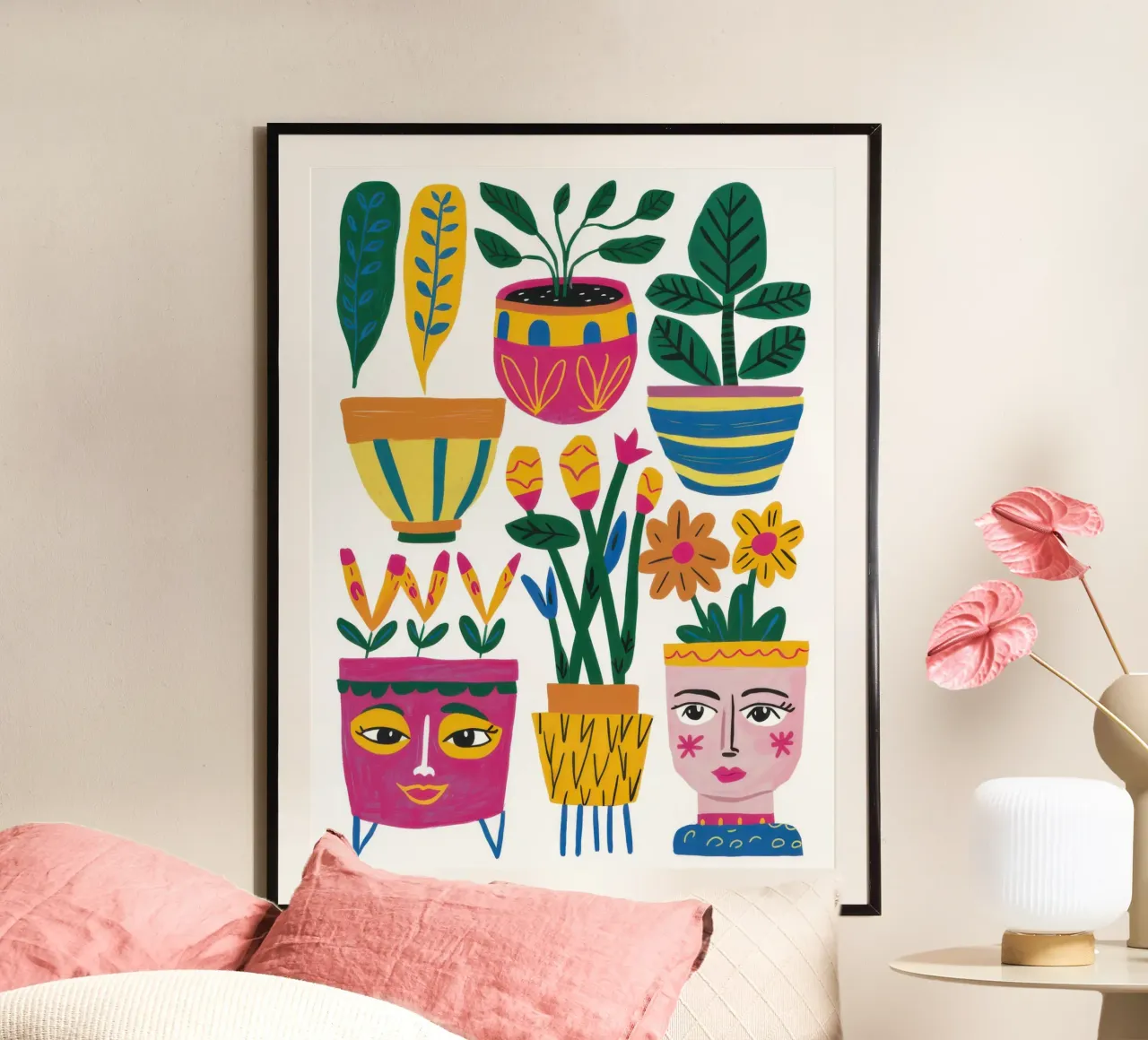 Quirky Pot Kollektion Poster von Luna Aura