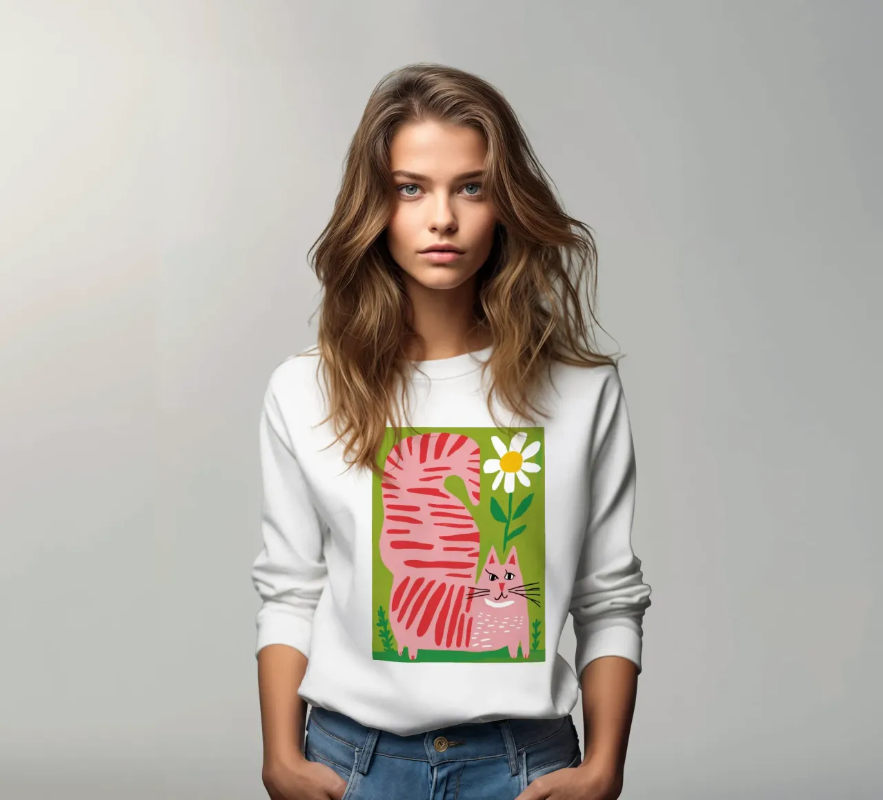 Gatto a righe Daisy felpa da Gaia Viesta