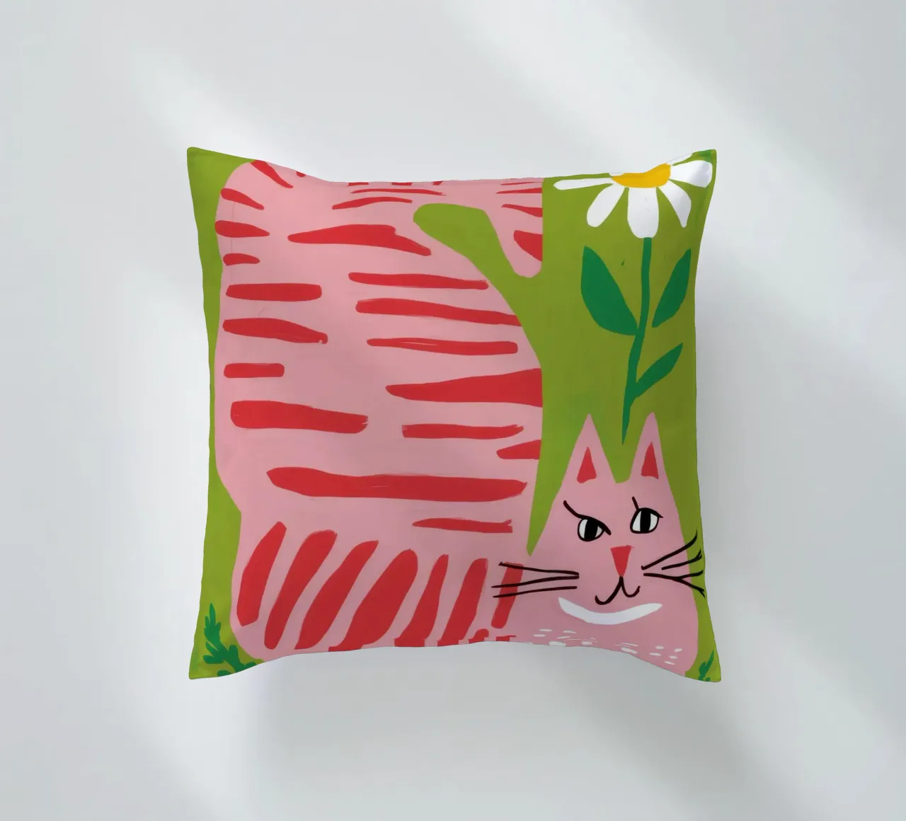 Gatto a righe Daisy cuscino da Gaia Viesta