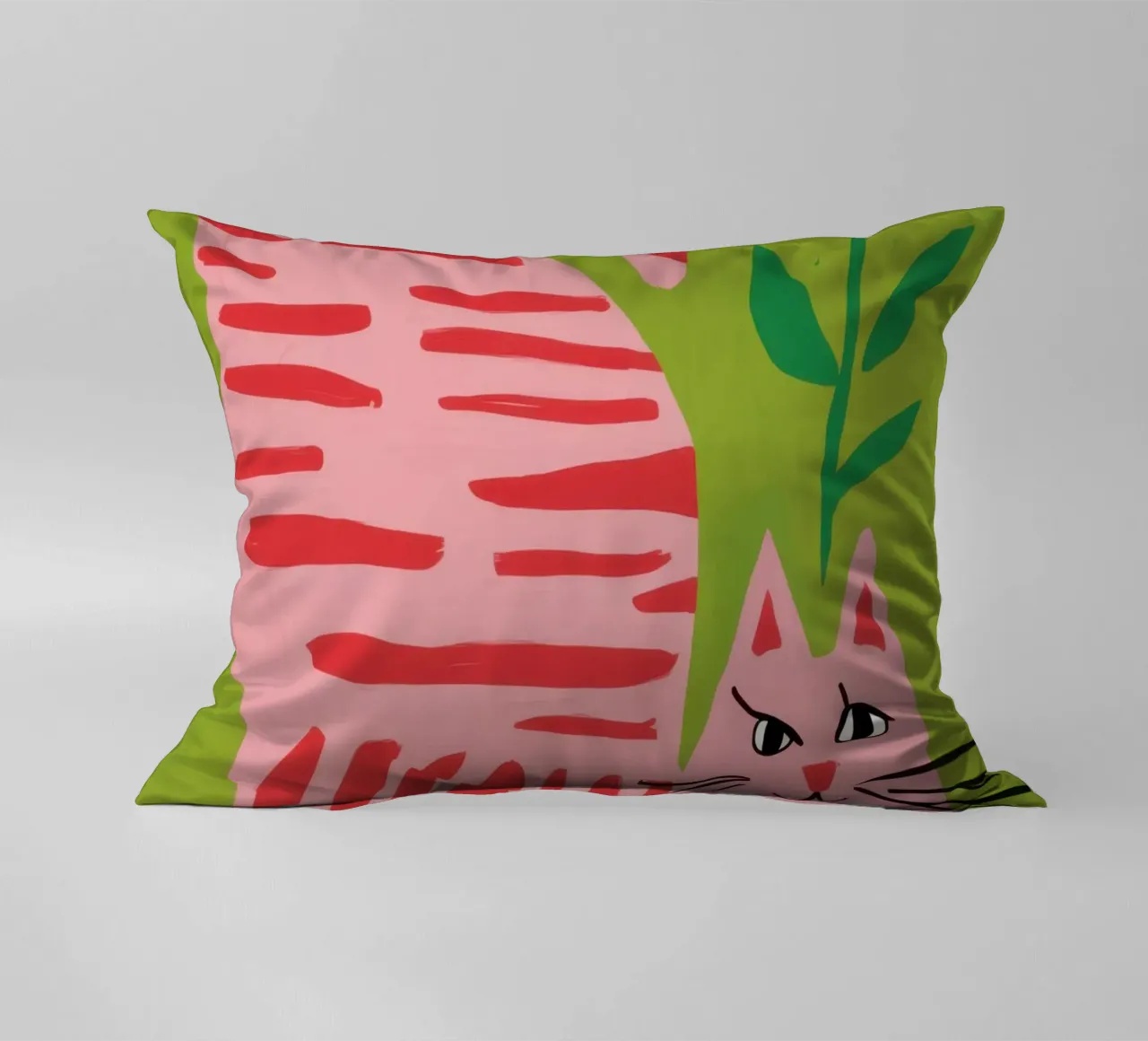 Gatto a righe Daisy cuscino da Gaia Viesta