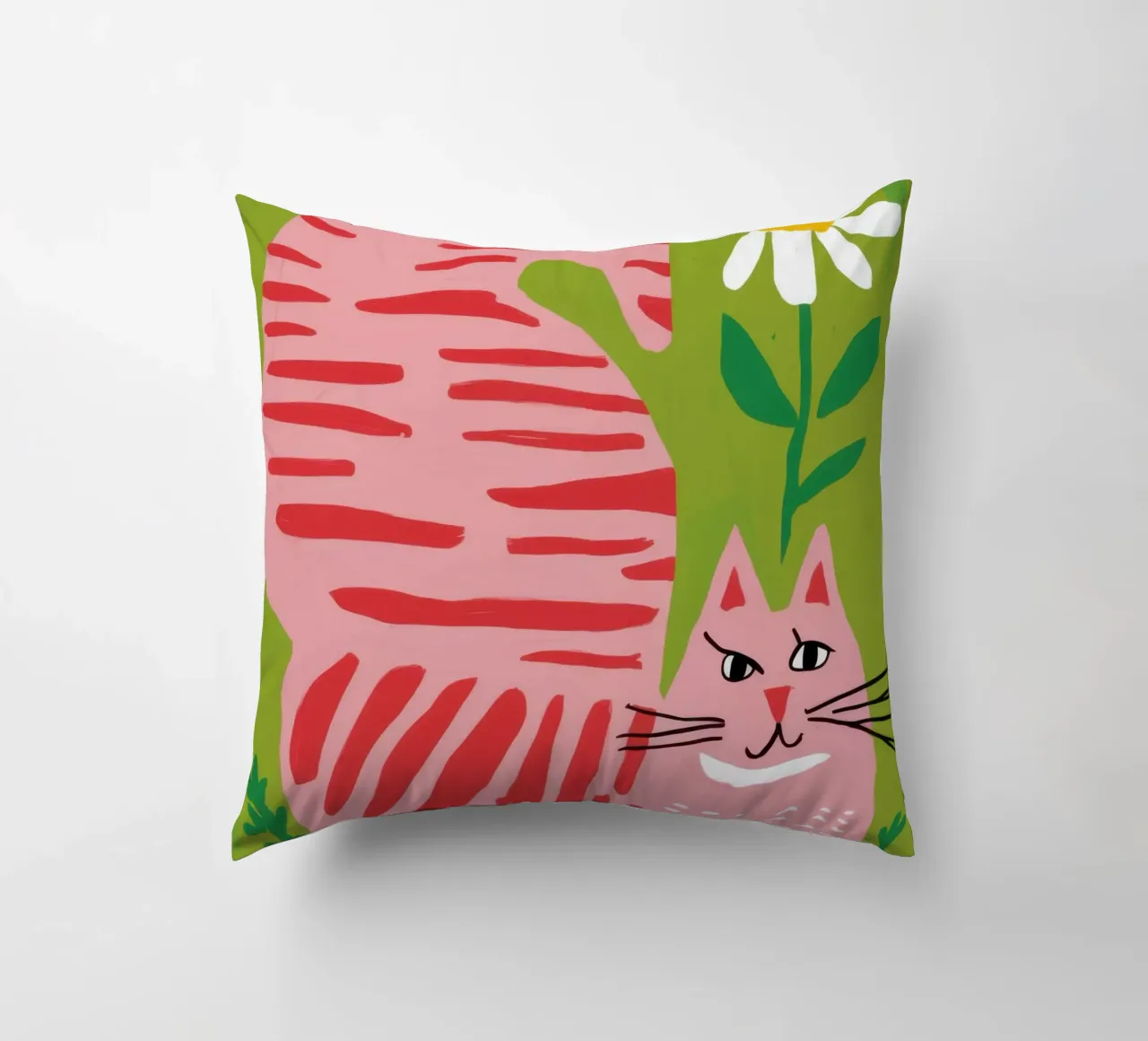 Gatto a righe Daisy cuscino da Gaia Viesta