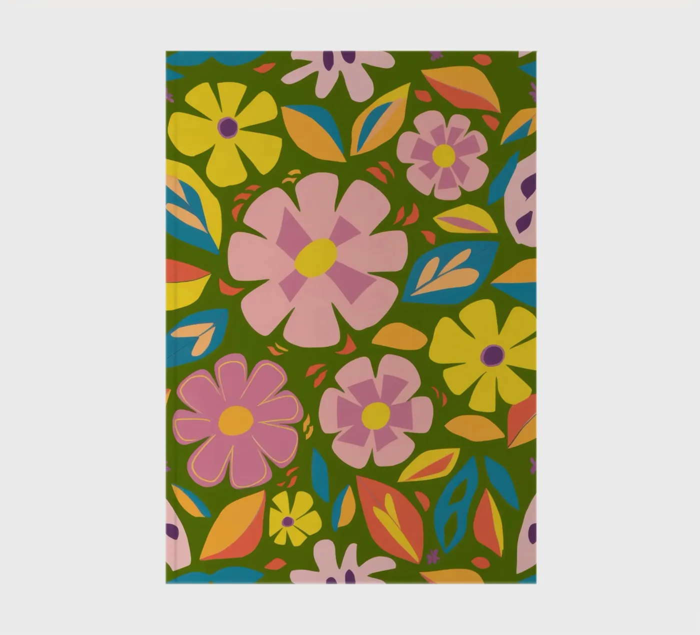 Soft Blooms Pattern carnet de Trace Brush