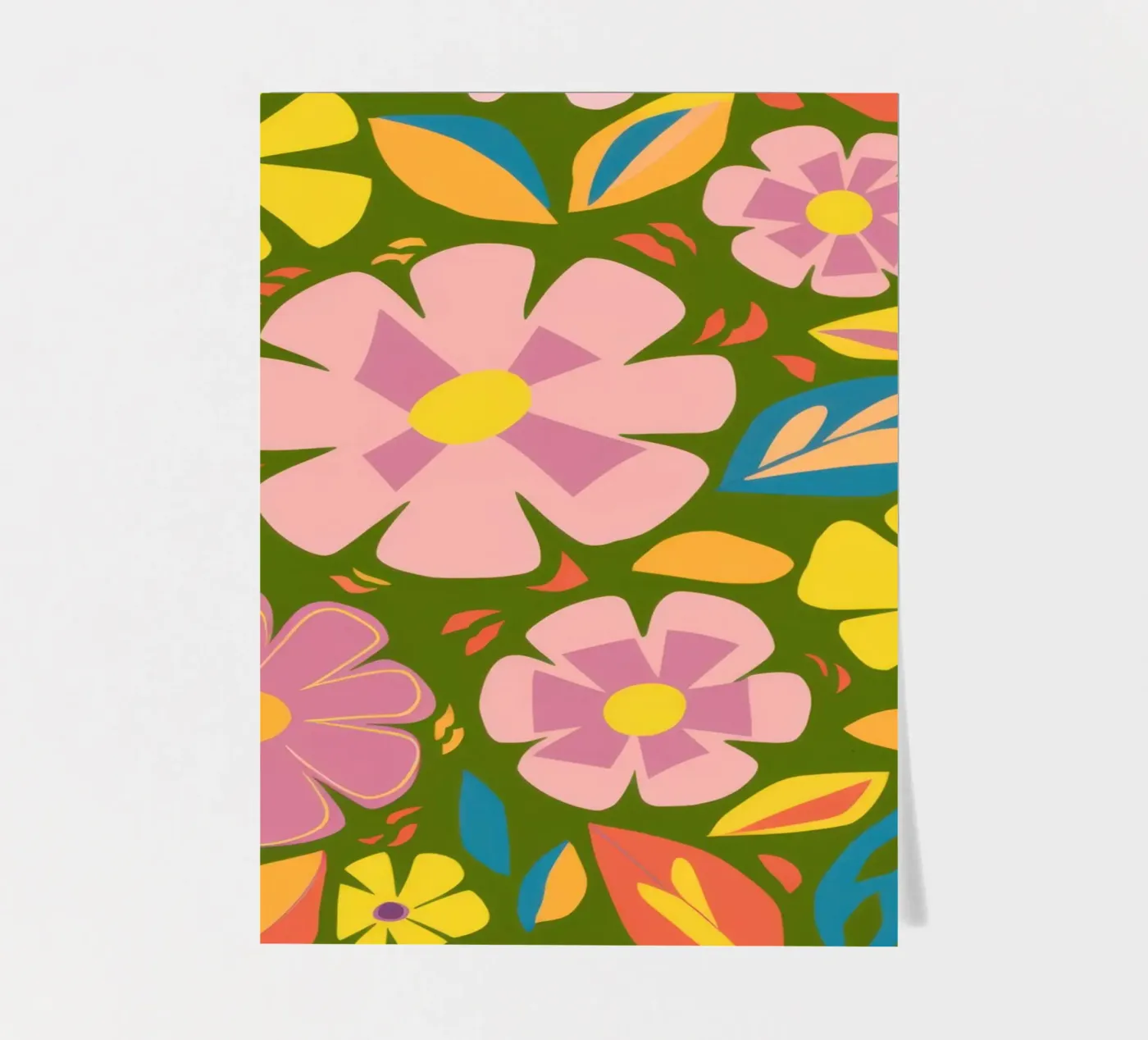 Soft Blooms Pattern sticker sheet by Trace Brush