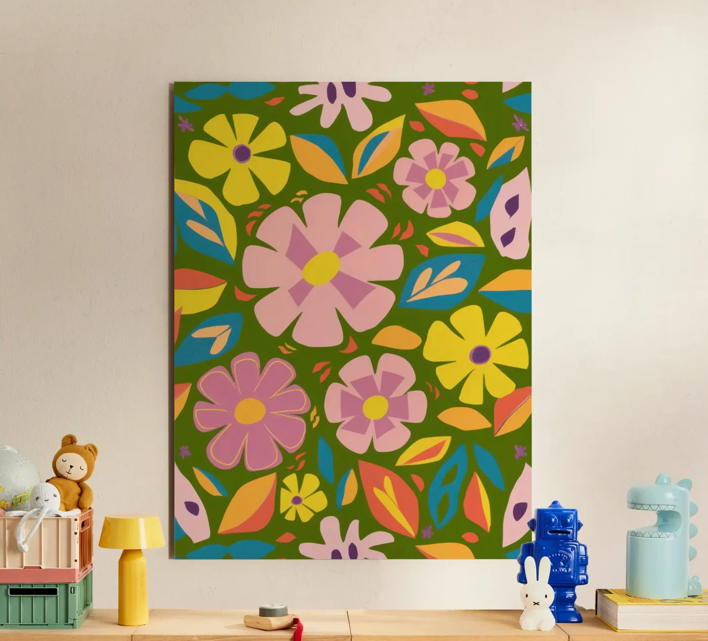 Soft Blooms Pattern forex plate by Trace Brush