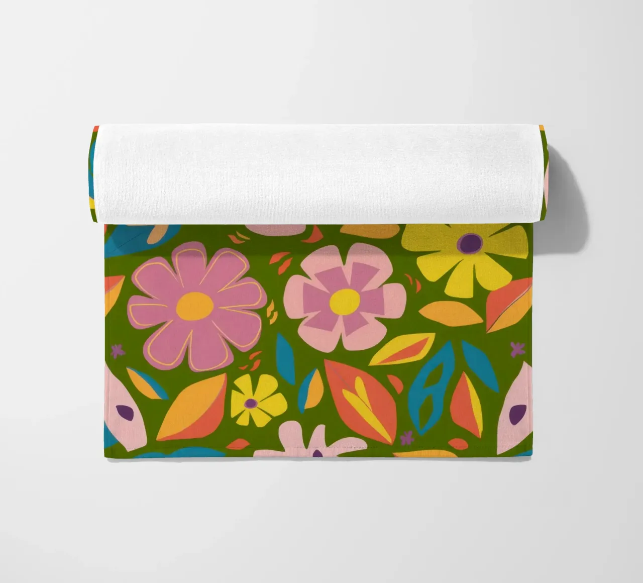 Soft Blooms Pattern telo mare da Trace Brush