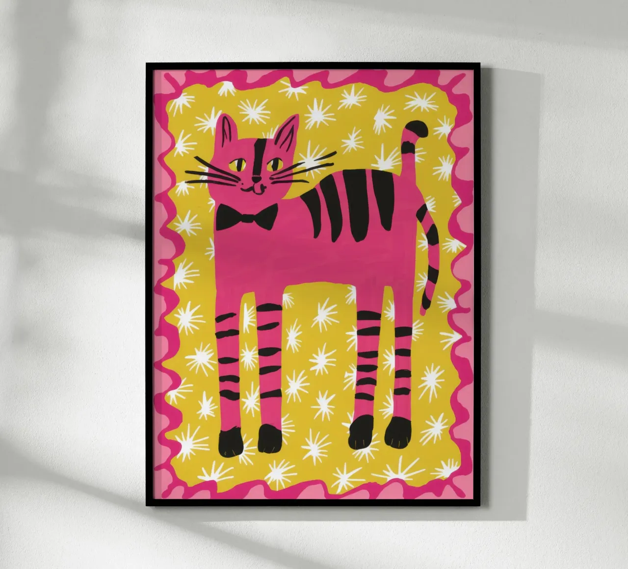 Tigre Rosa Dapper poster da Irish Strokes