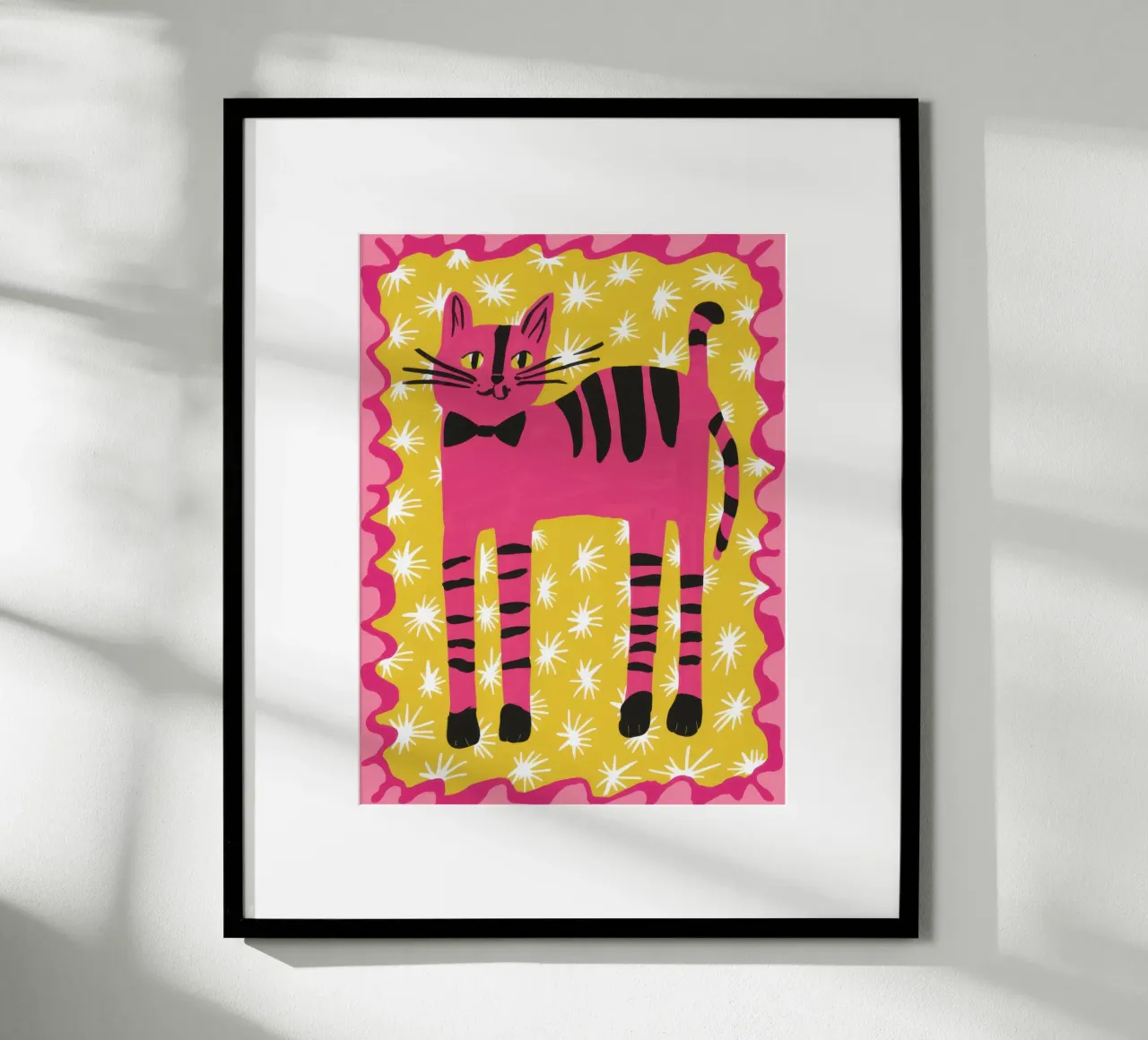 Tigre Rosa Dapper poster da Irish Strokes