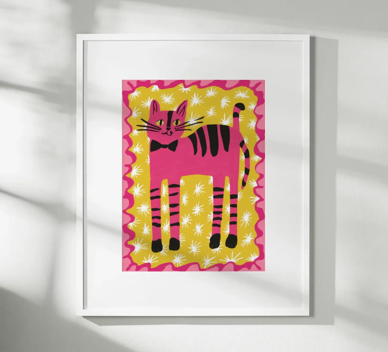 Tigre Rosa Dapper poster da Irish Strokes