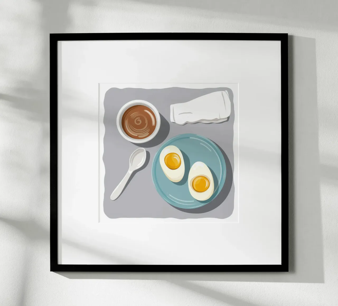 Uova del mattino minimaliste carta hahnemühle da Luna Aura