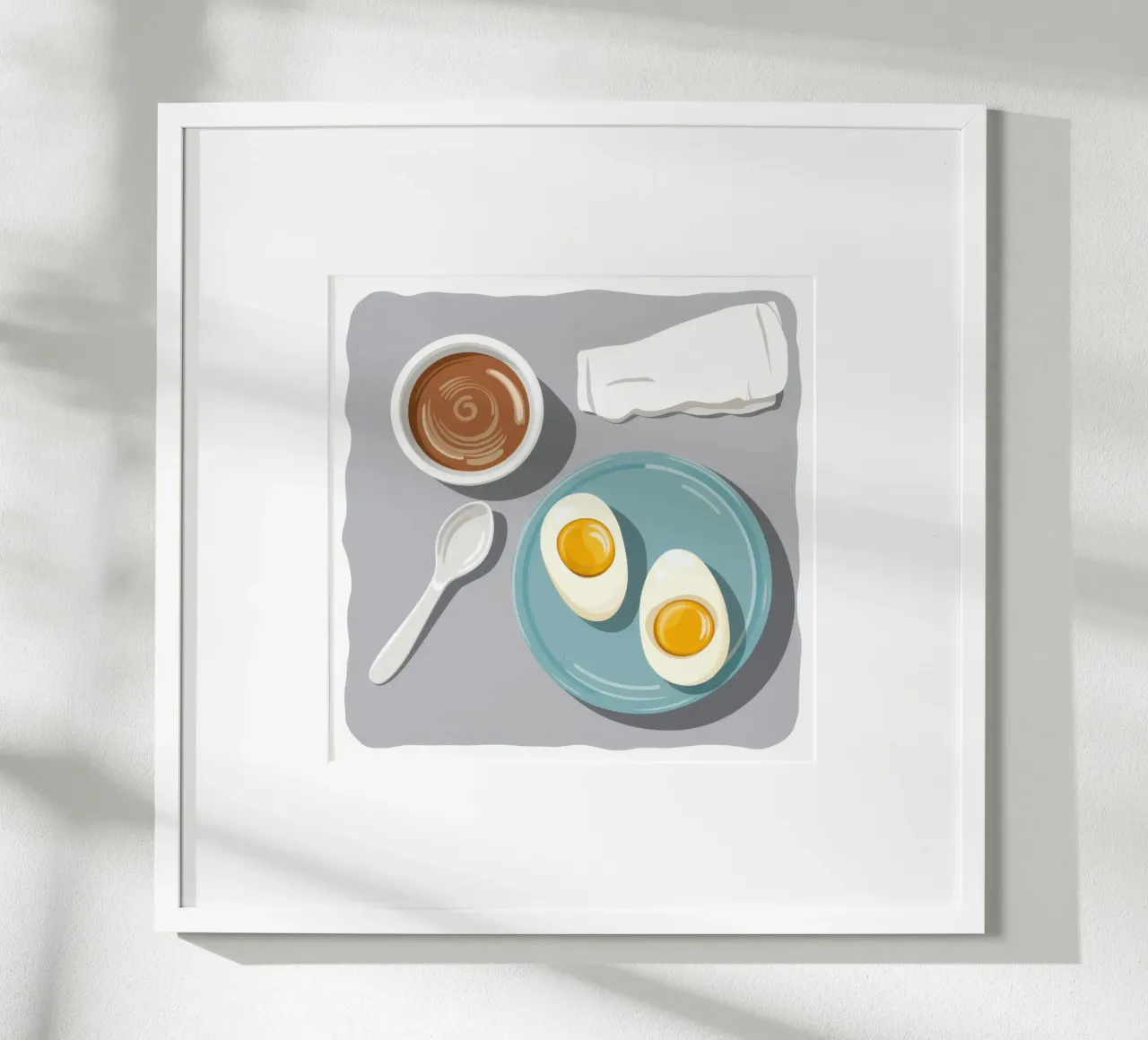 Uova del mattino minimaliste carta hahnemühle da Luna Aura