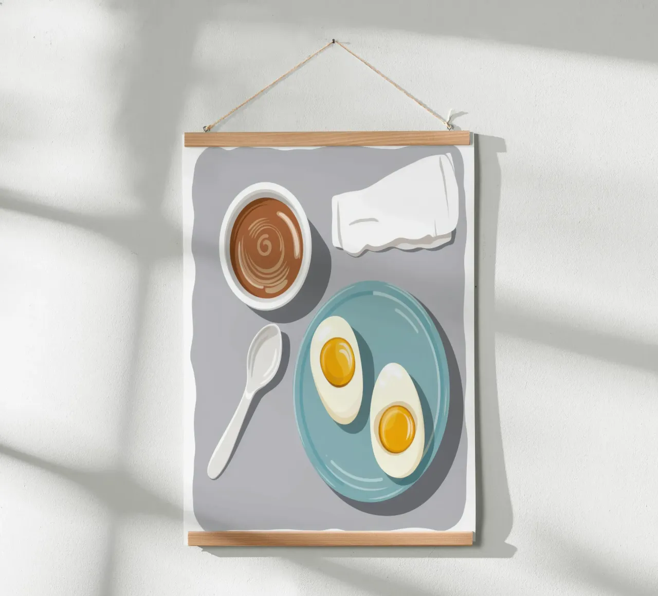 Uova del mattino minimaliste carta hahnemühle da Luna Aura