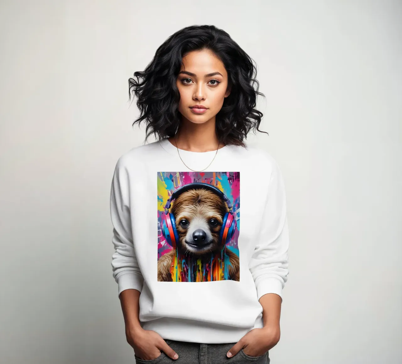 Bradipo in cuffia felpa da MakArena