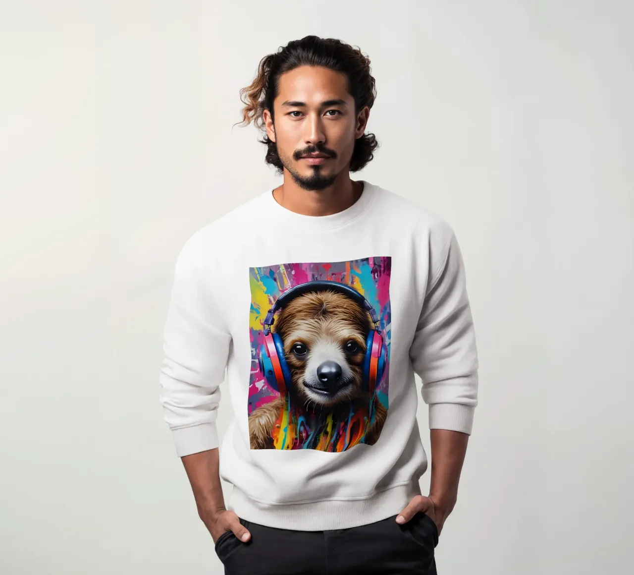 Bradipo in cuffia felpa da MakArena