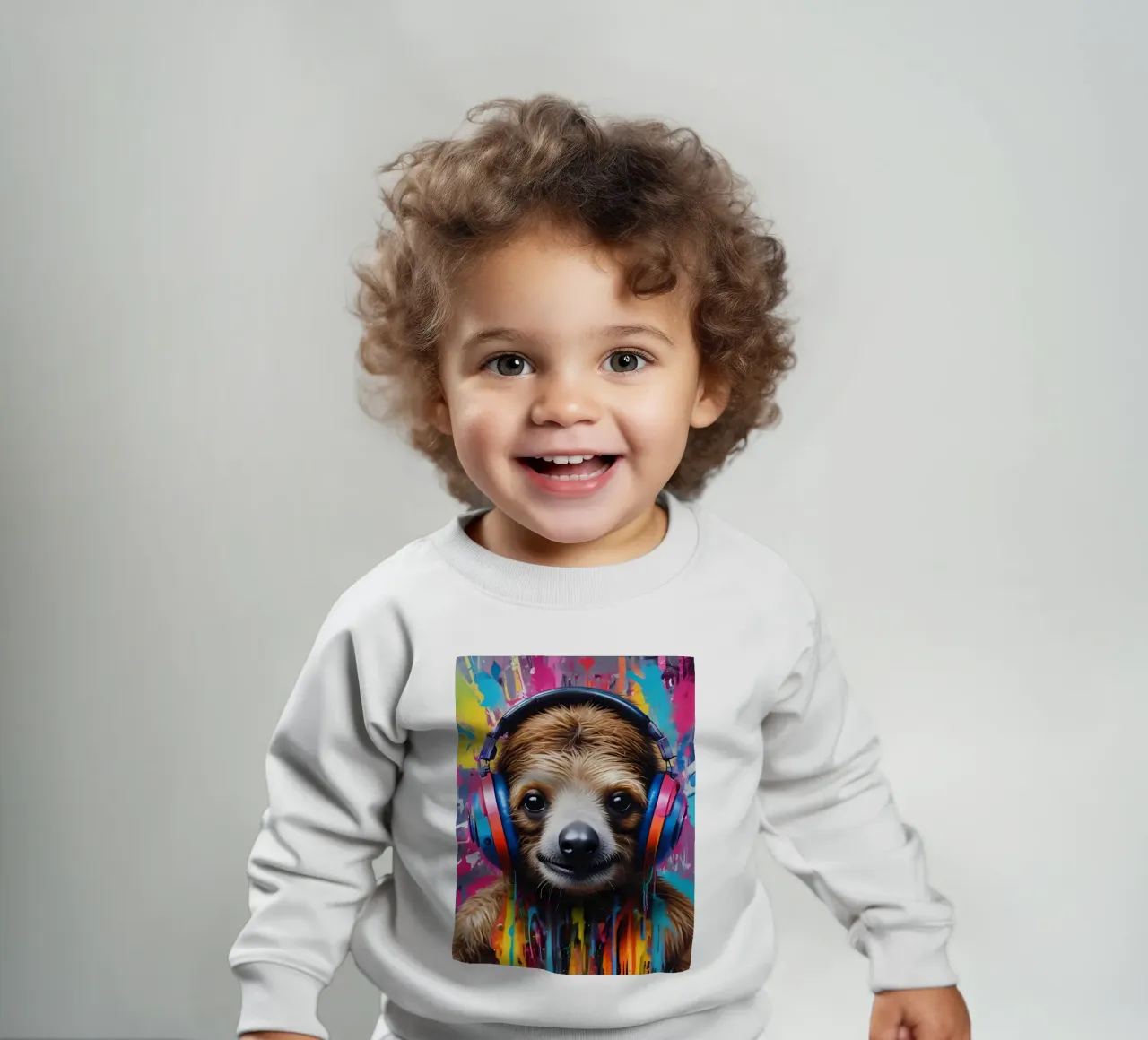 Bradipo in cuffia felpa neonato da MakArena