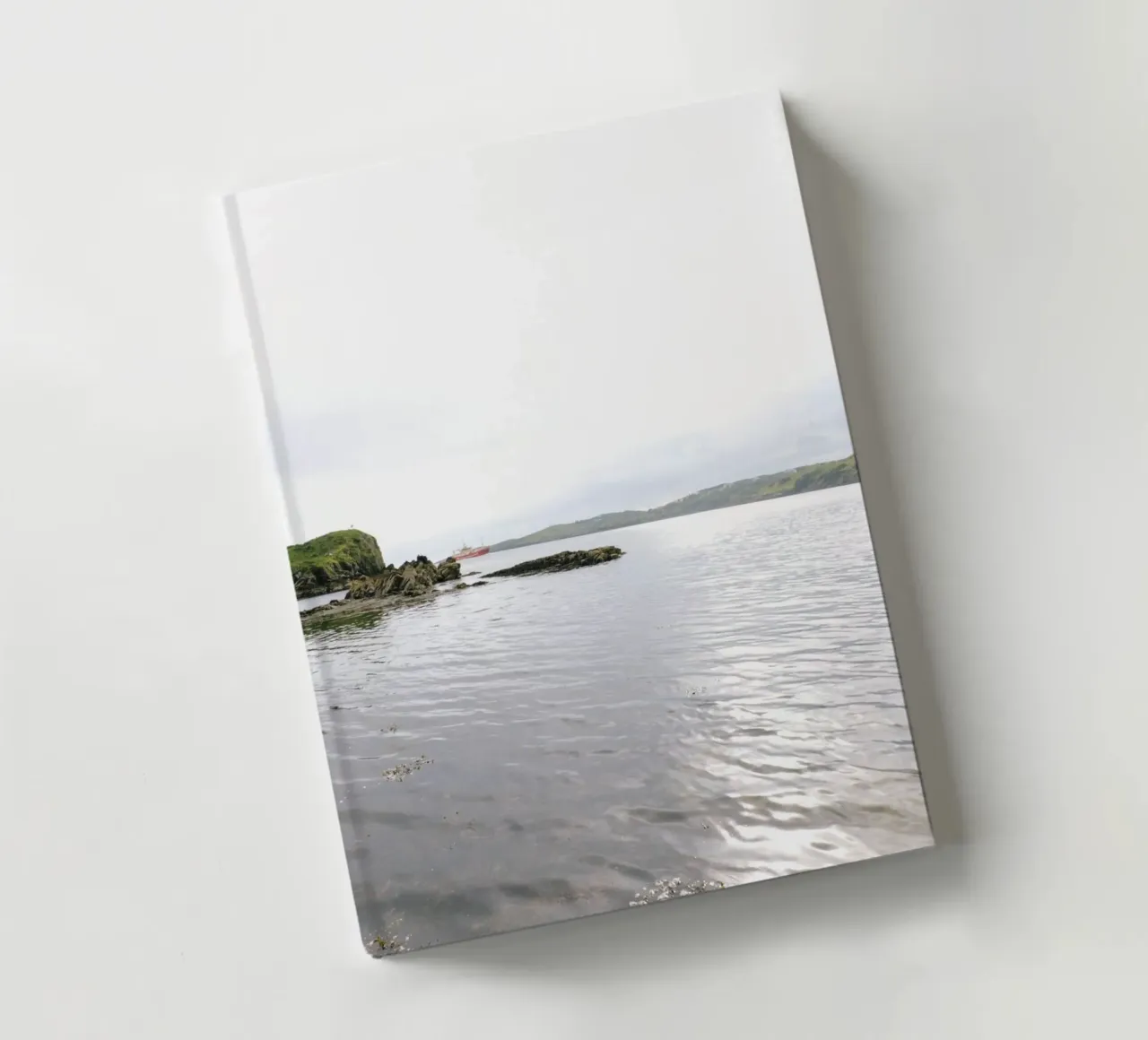 Coast in the light notebook by The Wild Creative Studio