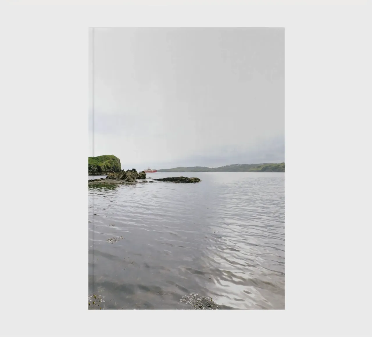 Coast in the light notebook by The Wild Creative Studio