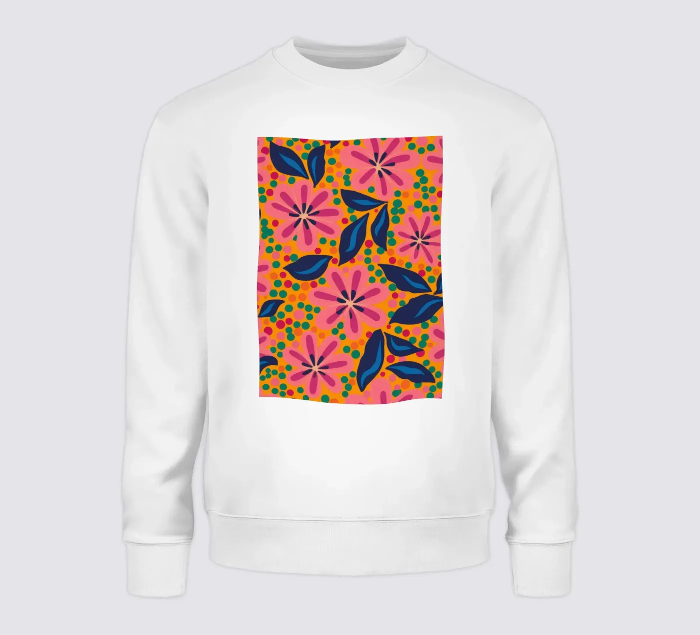 Pink and Blue felpa da Gaia Viesta