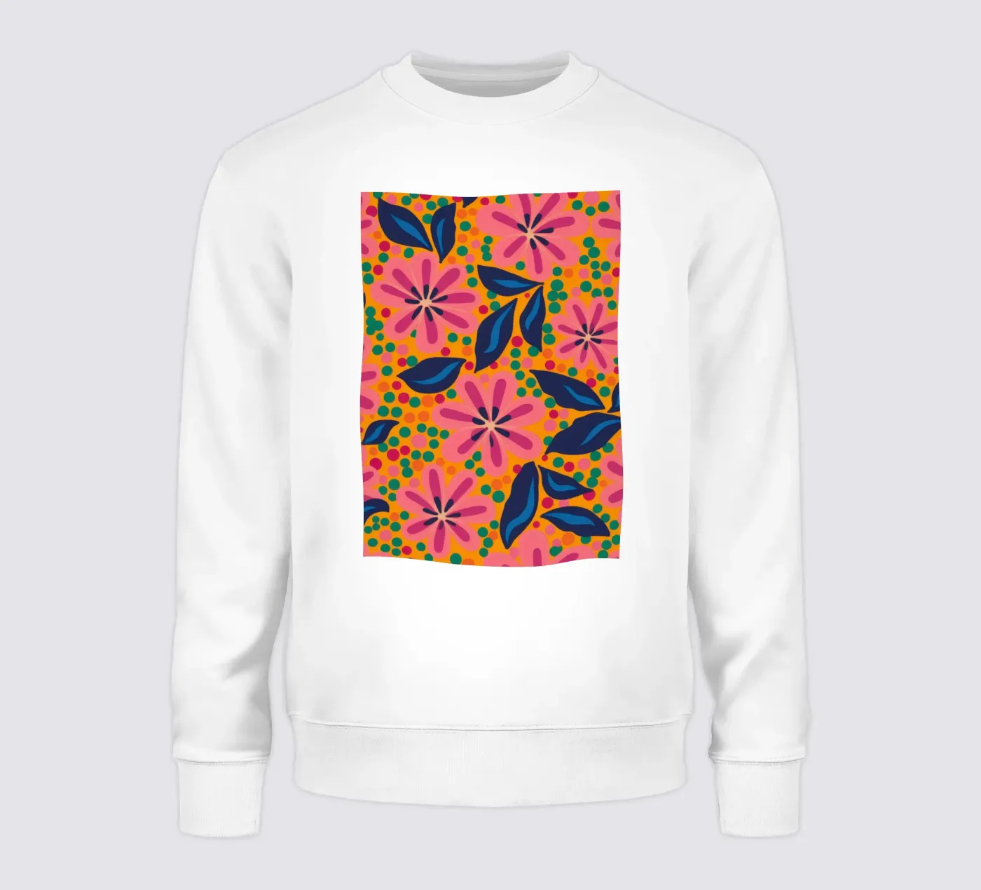 Pink and Blue felpa da Gaia Viesta