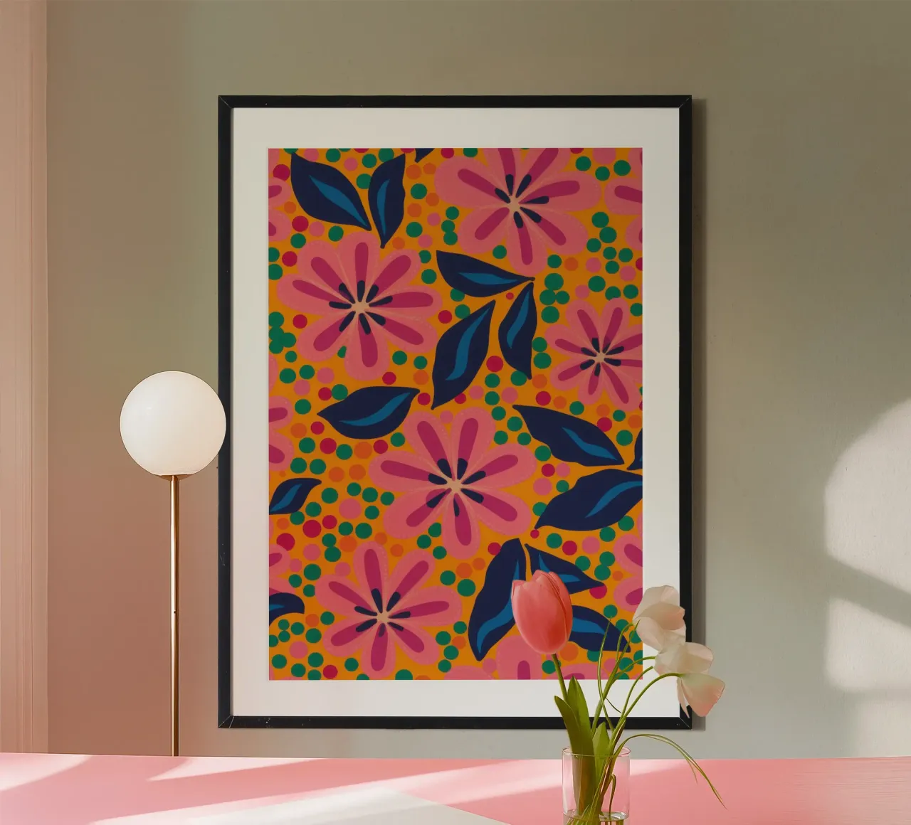 Rosa e blu poster da Gaia Viesta