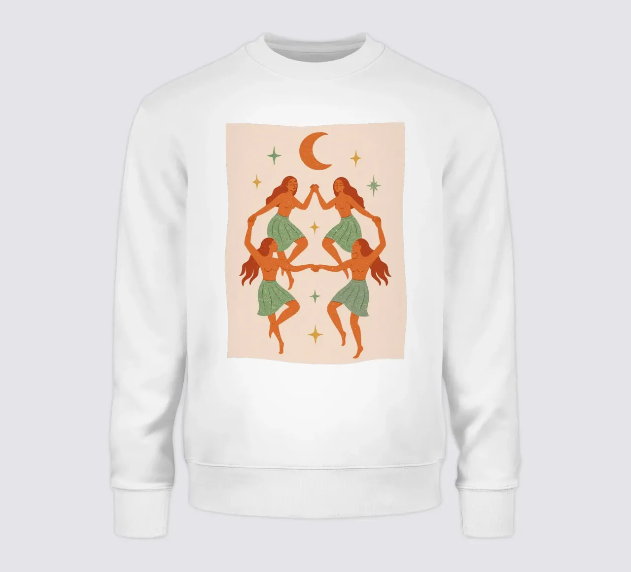 The Moon Sisters No 02 felpa da treechild