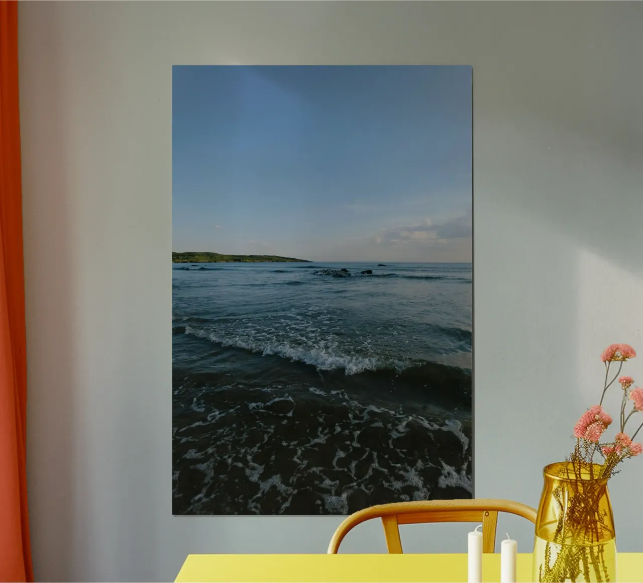Stato d'animo serale poster con telaio in alluminio da The Wild Creative Studio