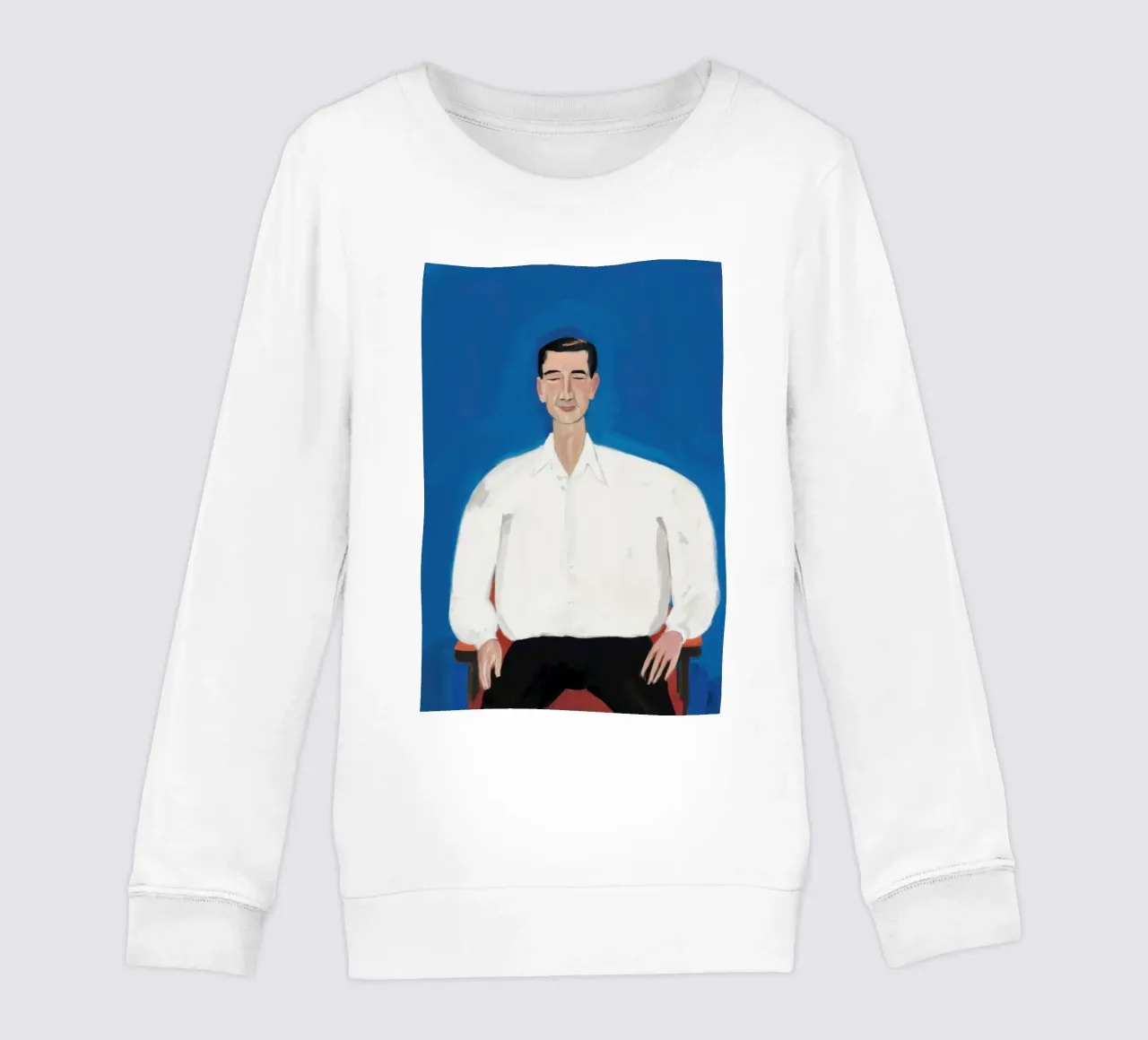Uomo in blu felpa bambino da Irish Strokes