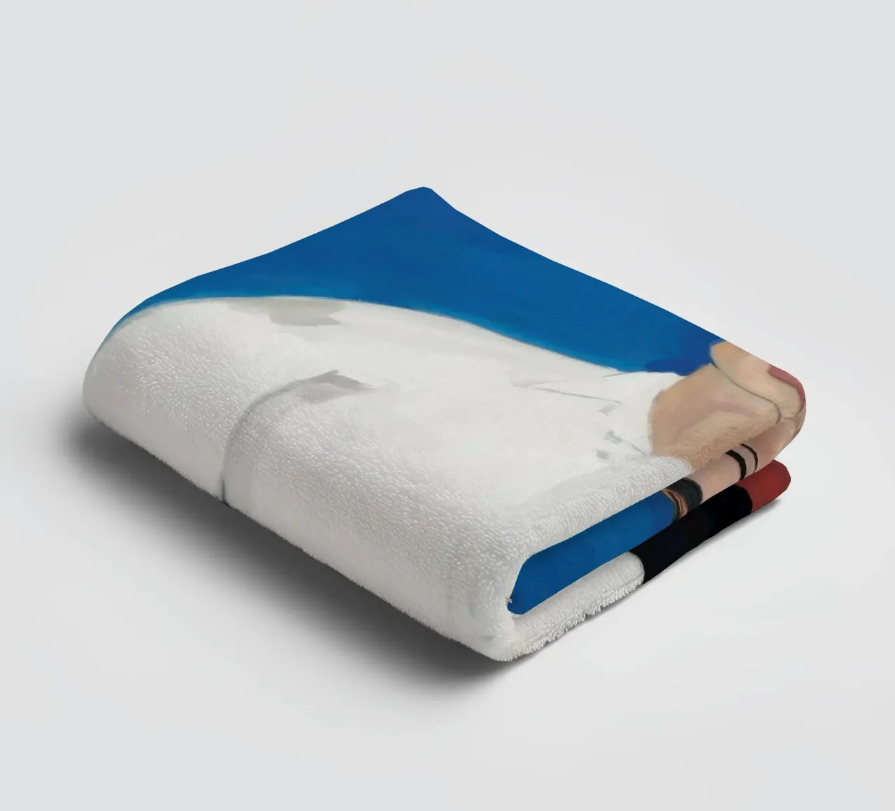 Uomo in blu asciugamano da bagno da Irish Strokes