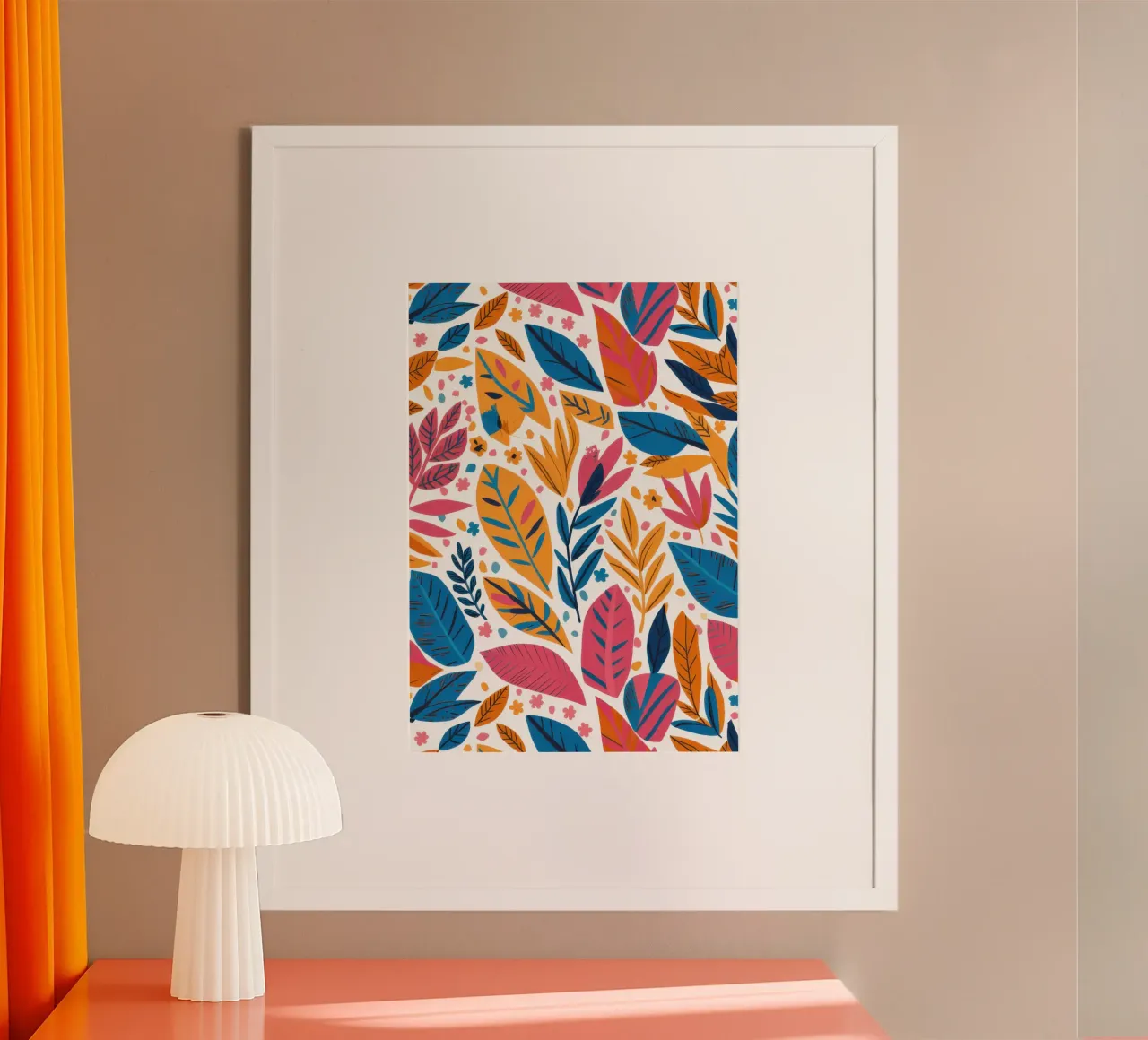Intreccio di fogliame autunnale poster da Luna Aura