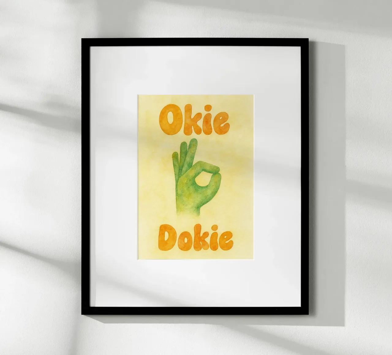 disegno okie dokie illustrazione poster da citralake