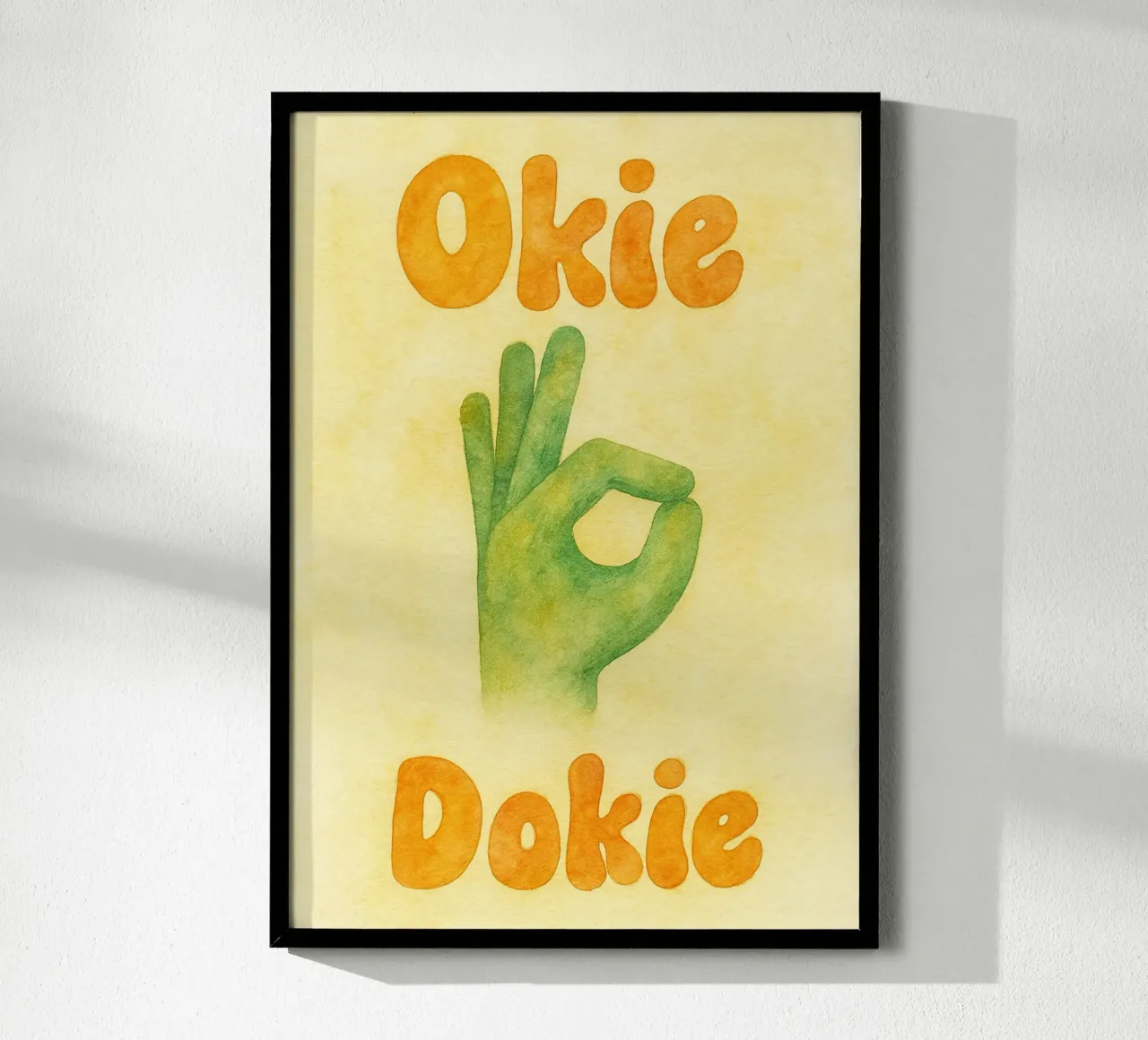 disegno okie dokie illustrazione poster da citralake