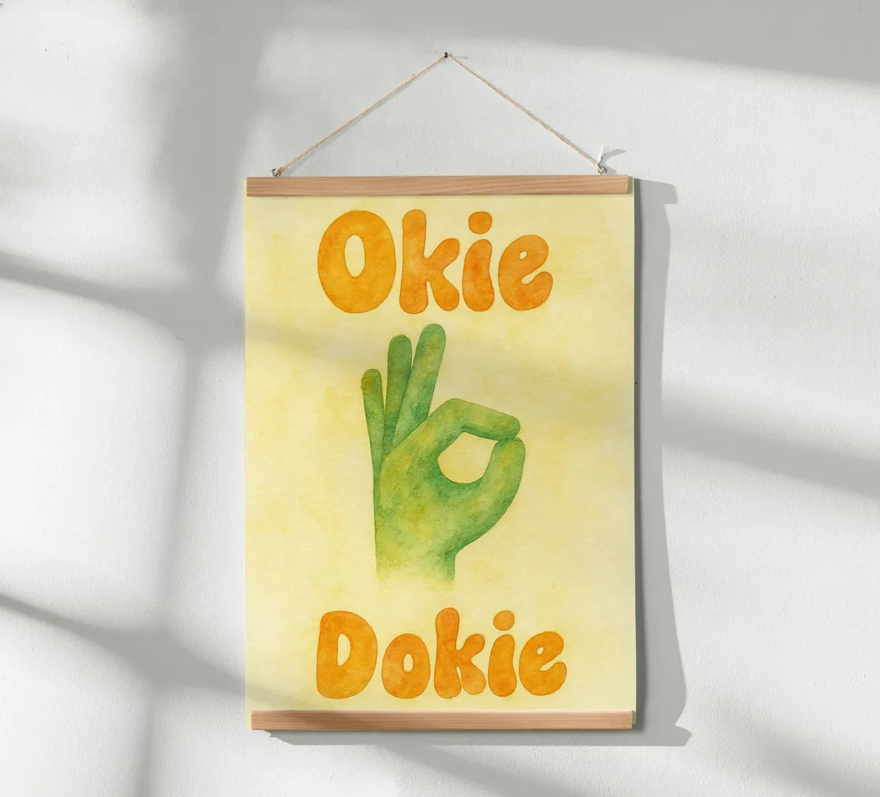 disegno okie dokie illustrazione poster da citralake