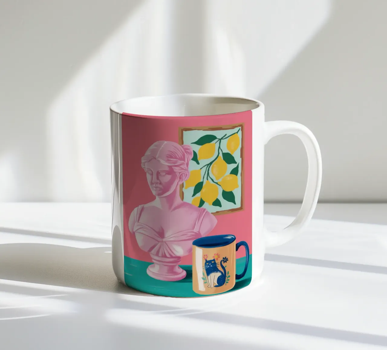 Pop Art Antichità tazza in ceramica da Selene Shade