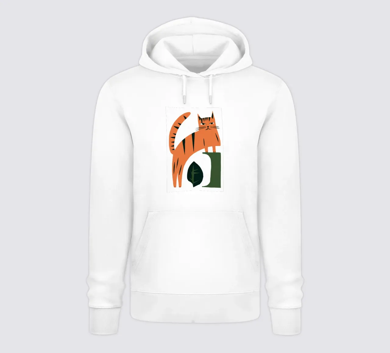 Sguardo grafico della tigre felpa con cappuccio da Selene Shade