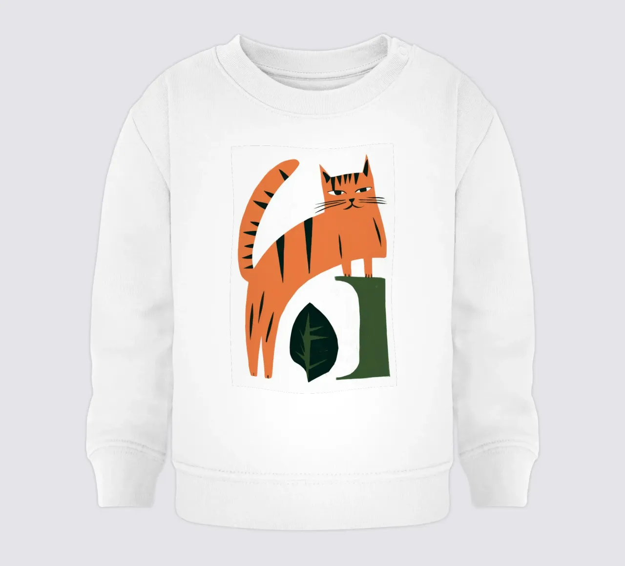 Sguardo grafico della tigre felpa neonato da Selene Shade