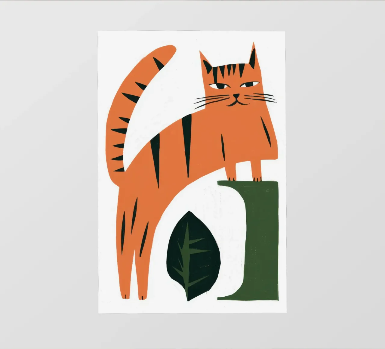 Sguardo grafico della tigre telo in pvc da Selene Shade