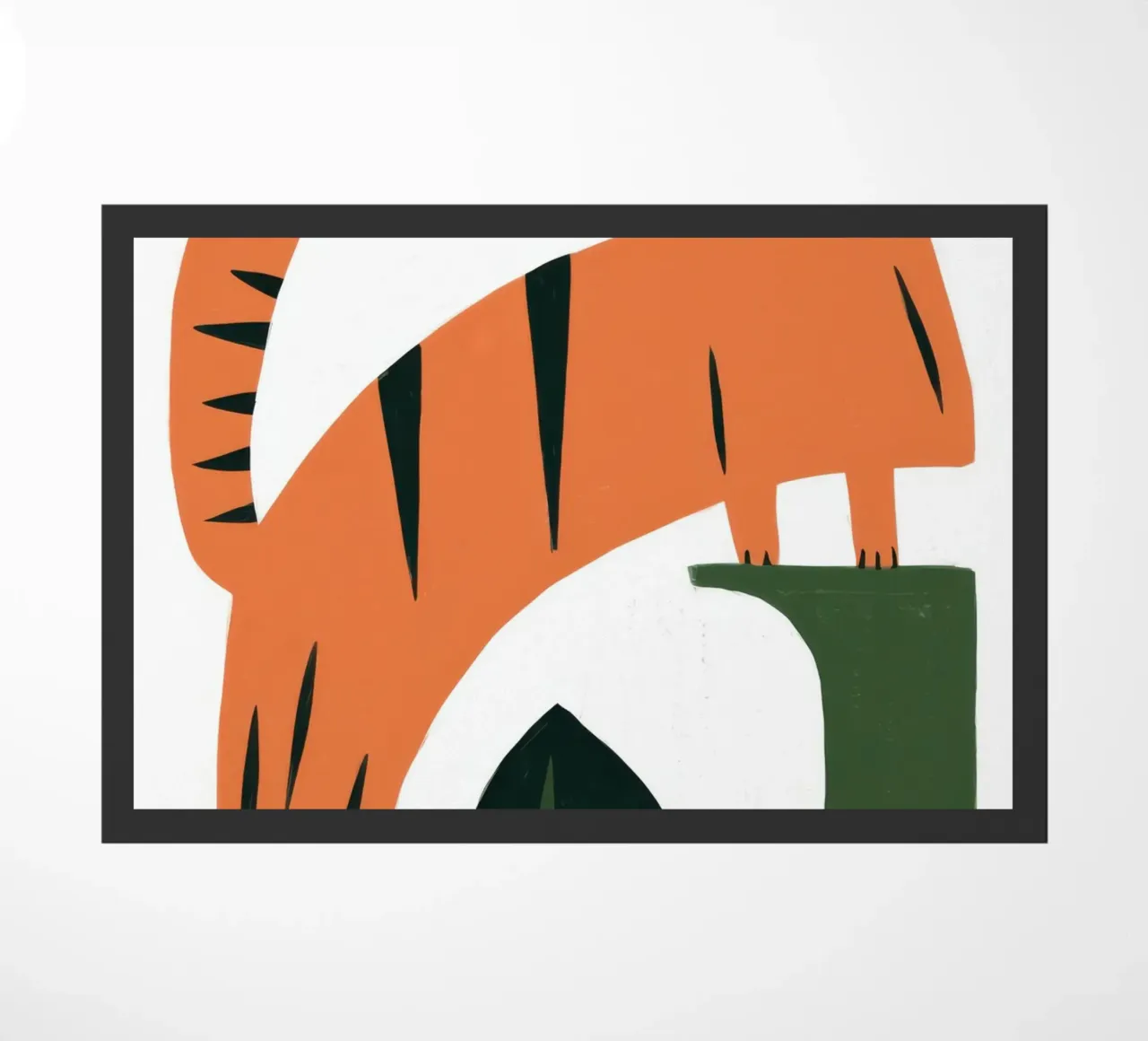 Sguardo grafico della tigre zerbino da Selene Shade