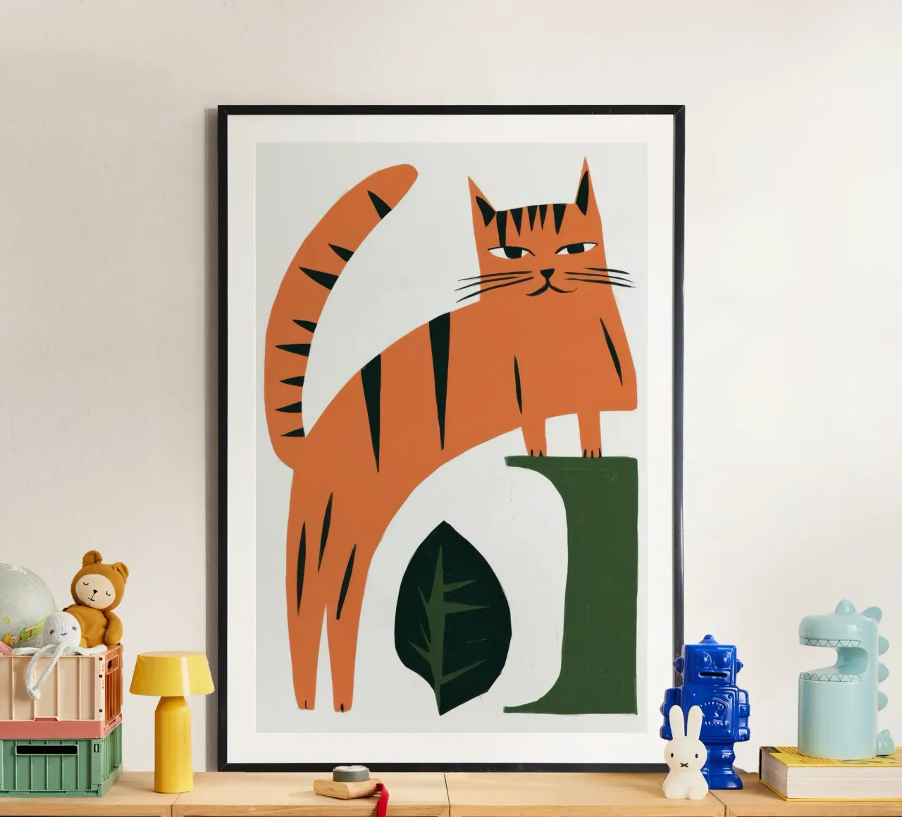 Sguardo grafico della tigre poster da Selene Shade