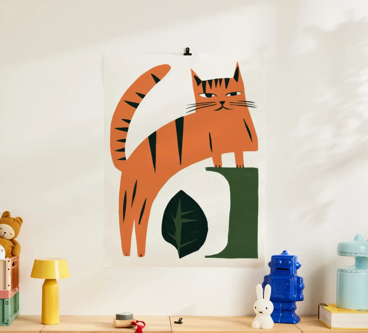 Sguardo grafico della tigre poster da Selene Shade