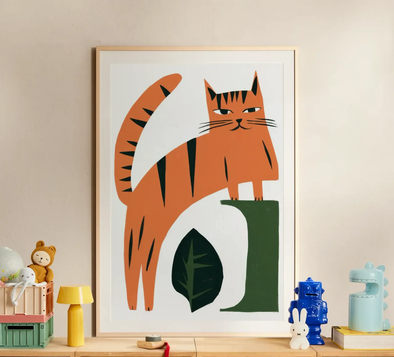 Sguardo grafico della tigre poster da Selene Shade